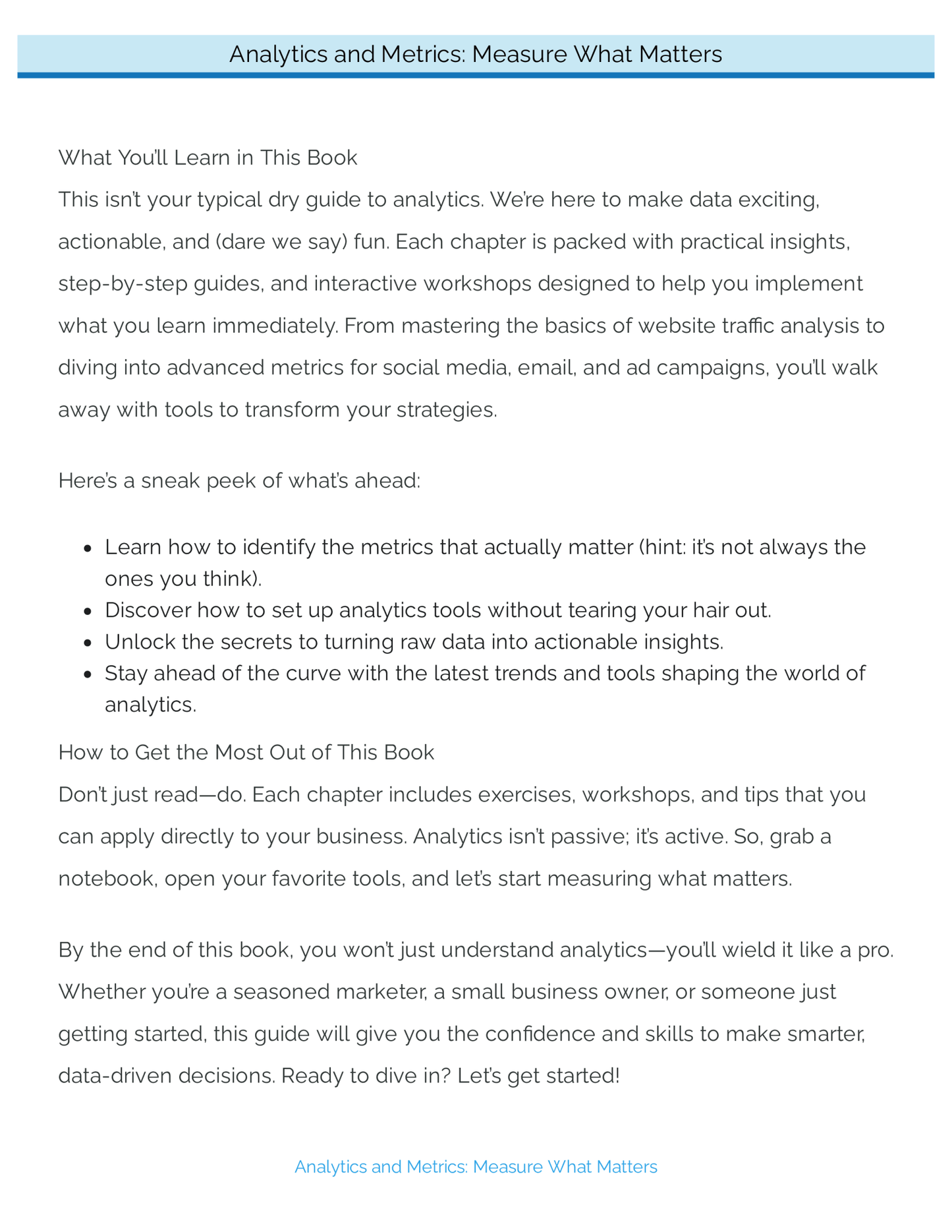 Analytics and Metrics: Measure What Matters (36 pgs.) - Digimaster.store all_images Analytics and Metrics: Measure What Matters (36 pgs.)