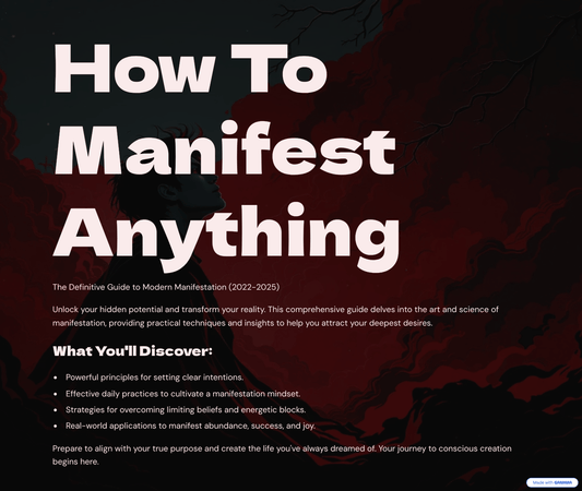 How To Manifest Anything - A comprehensive guide. - Digimaster.store all_images How To Manifest Anything - A comprehensive guide.