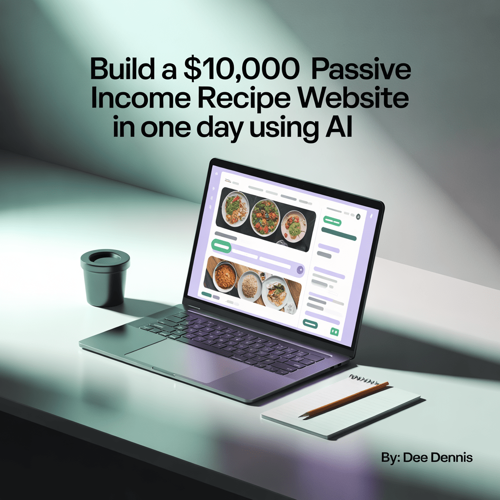 Build a $10,000 Passive Income Recipe Website in One Day Using AI - Digimaster.store all_images Build a $10,000 Passive Income Recipe Website in One Day Using AI